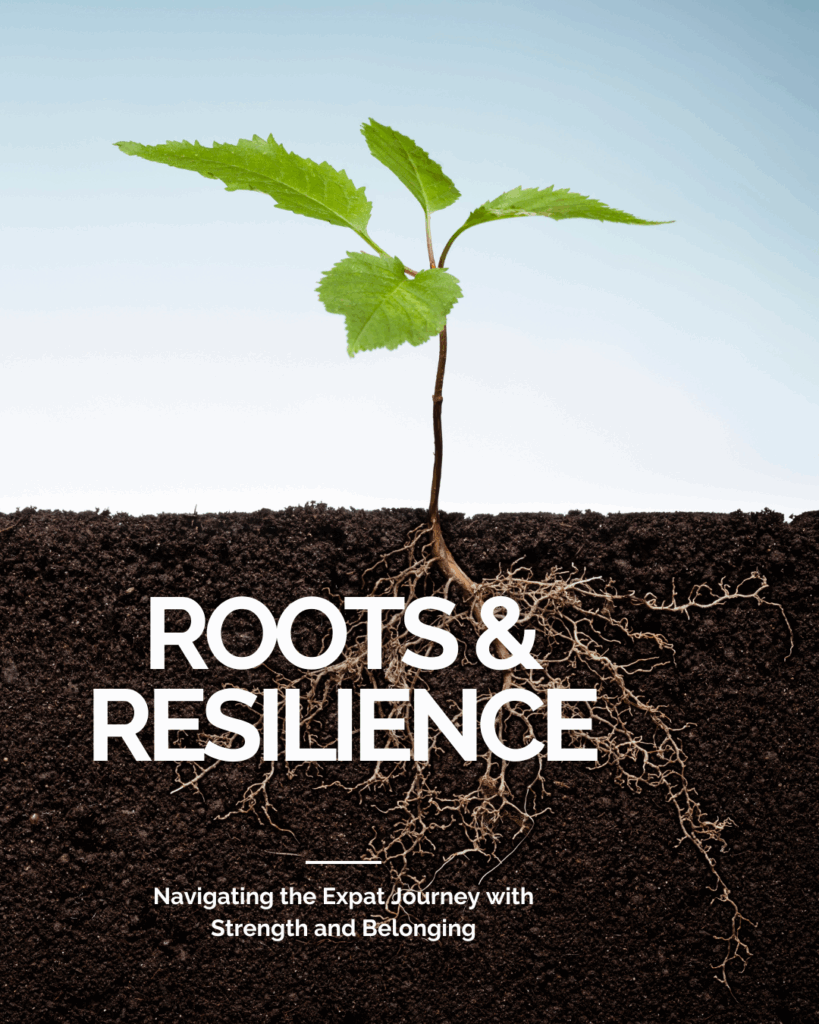 Cover of the free e-book Journey of Expat Life by Bluebell Coaching, offering tips and reflections for expat women to feel more grounded and confident abroad.